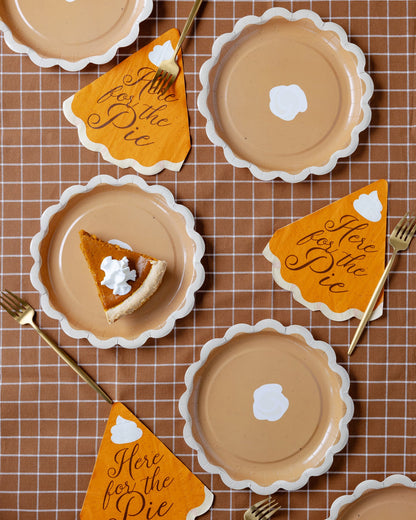 PUMPKIN PIE PLATES