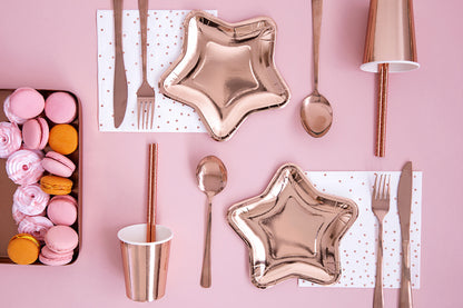 ROSE GOLD STAR PLATES