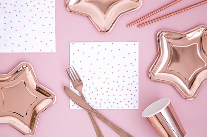 ROSE GOLD STAR PLATES