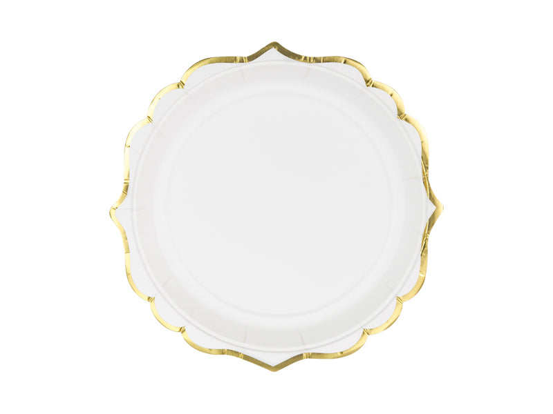 GOLD TRIMMED PLATES