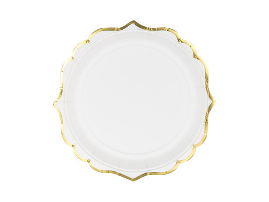 GOLD TRIMMED PLATES