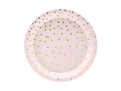 PINK POLKA DOT PLATES