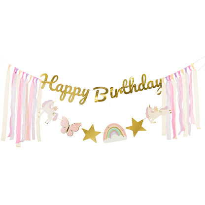 UNICORN BIRTHDAY BANNER