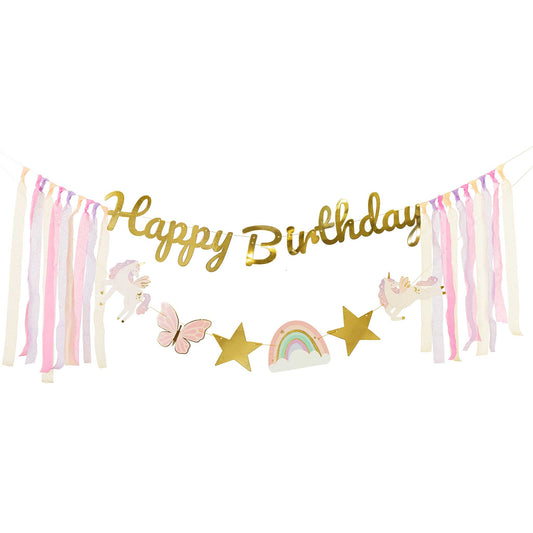 UNICORN BIRTHDAY BANNER