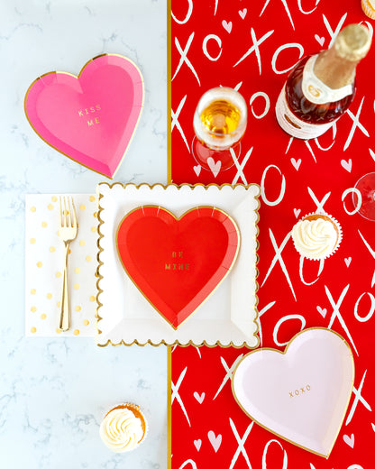 VALENTINE PLATE SET