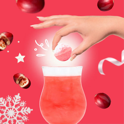 FROSTED CRANBERRY COCKTAIL BOMB