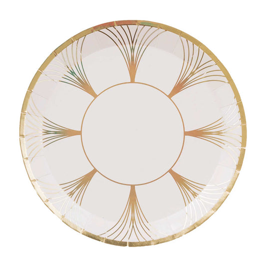 WHITE GATSBY PLATES