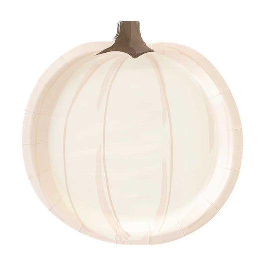 WHITE PUMPKIN PLATE