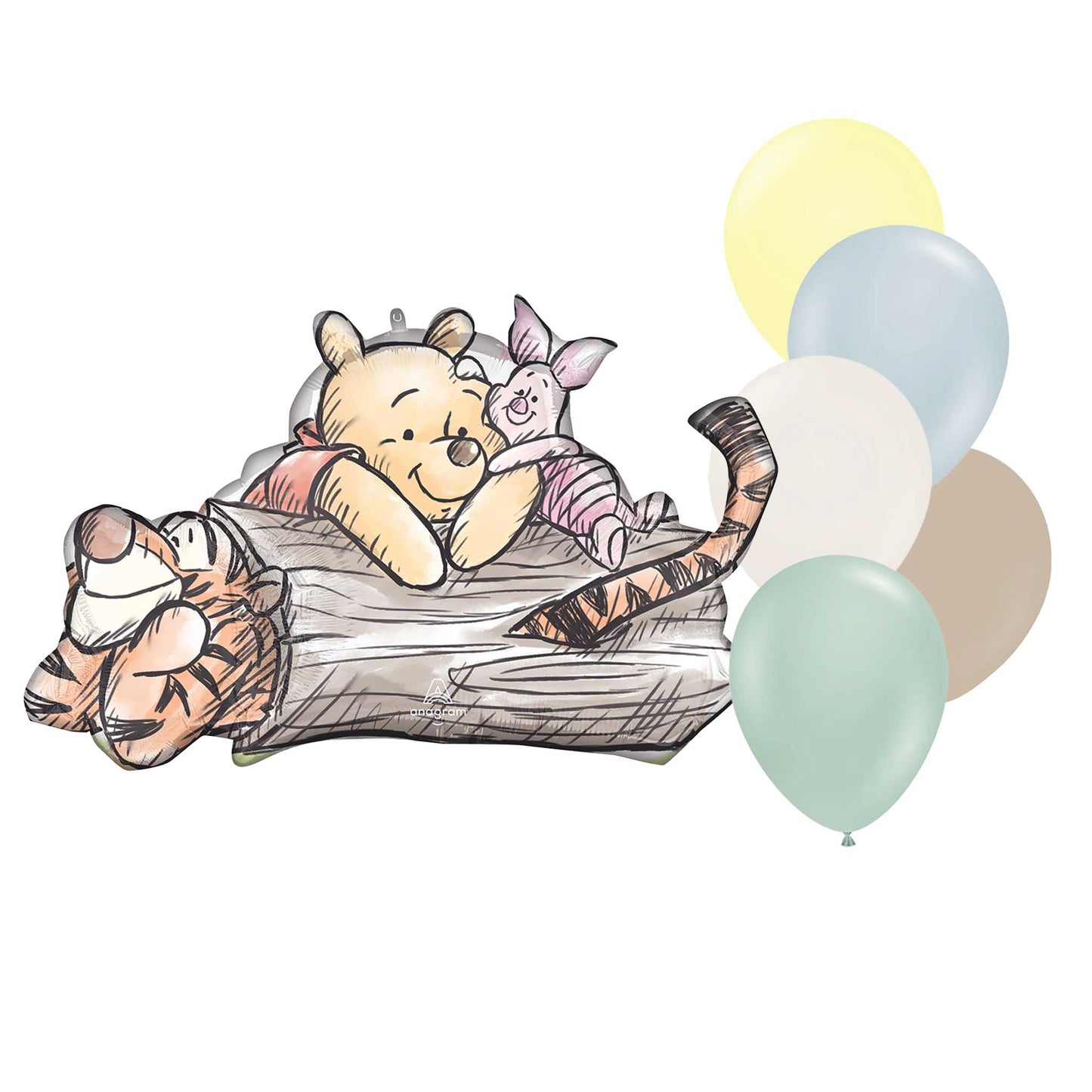WINNIE THE POOH HELIUM BALLOON BOUQUET