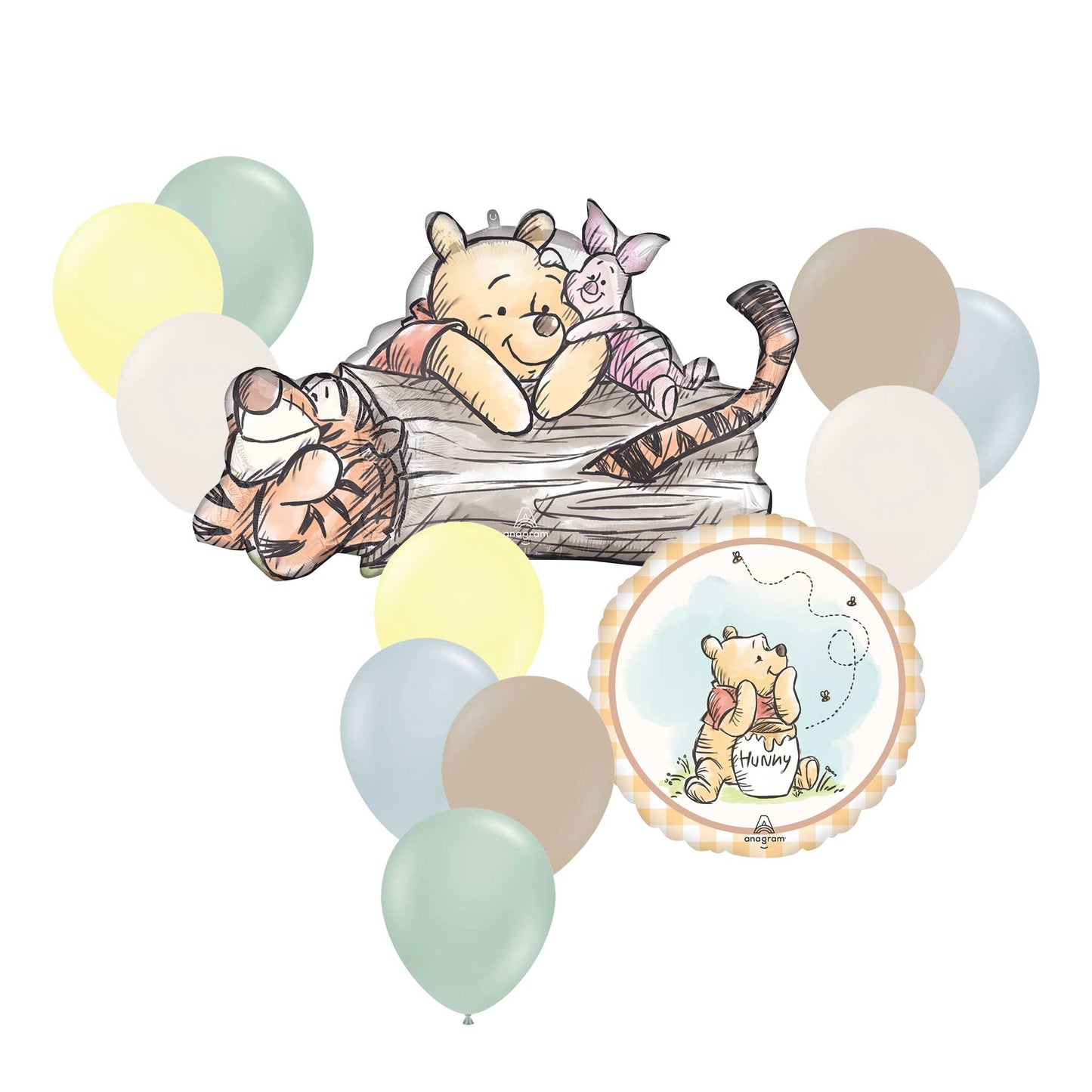 WINNIE THE POOH HELIUM BALLOON BOUQUET