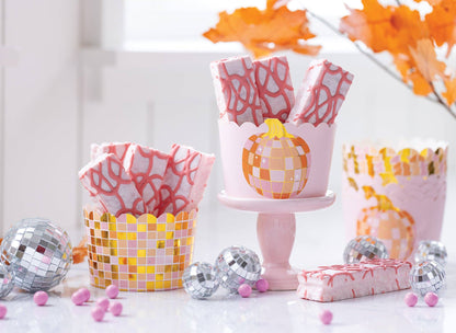 DISCO PUMPKIN BAKINGS CUPS