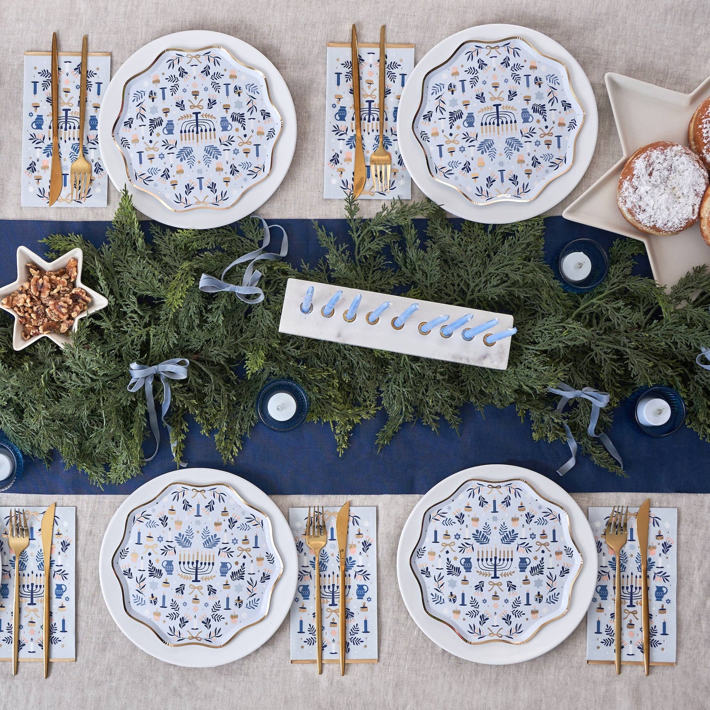 HANUKKAH PLATES