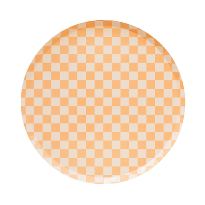 ORANGE CHECKER PLATES