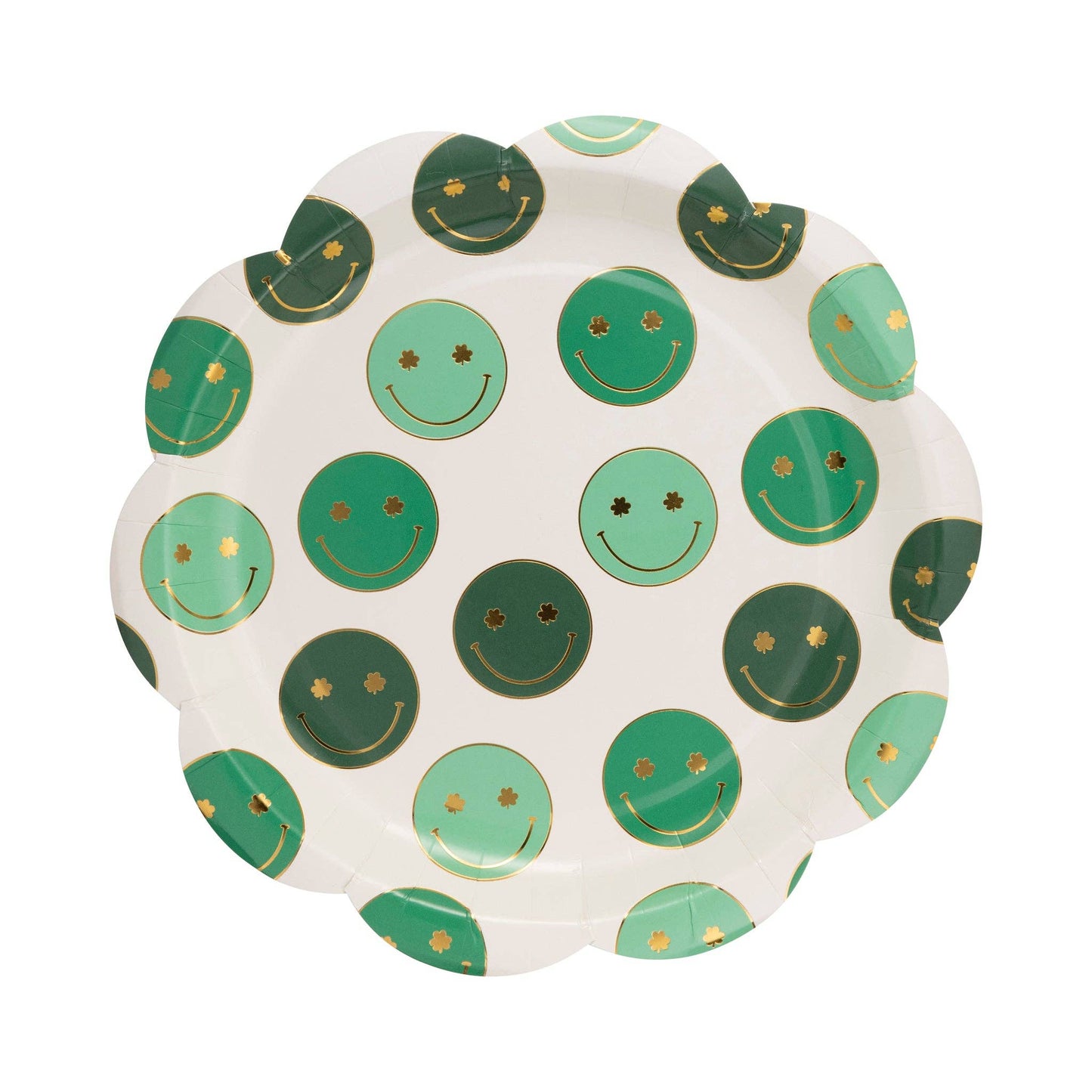 SMILEY SHAMROCK PLATES