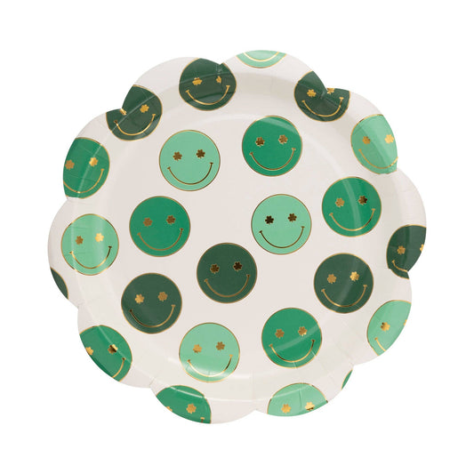 SMILEY SHAMROCK PLATES