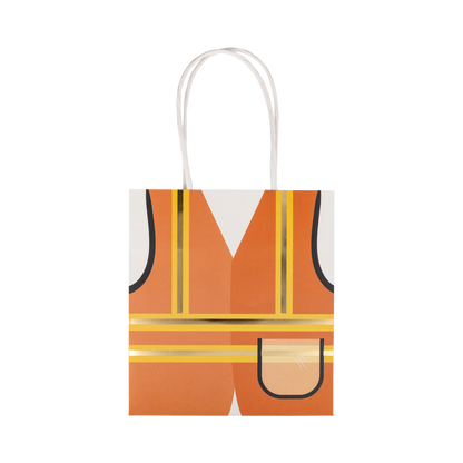 CONSTRUCTION VEST TREAT BAGS