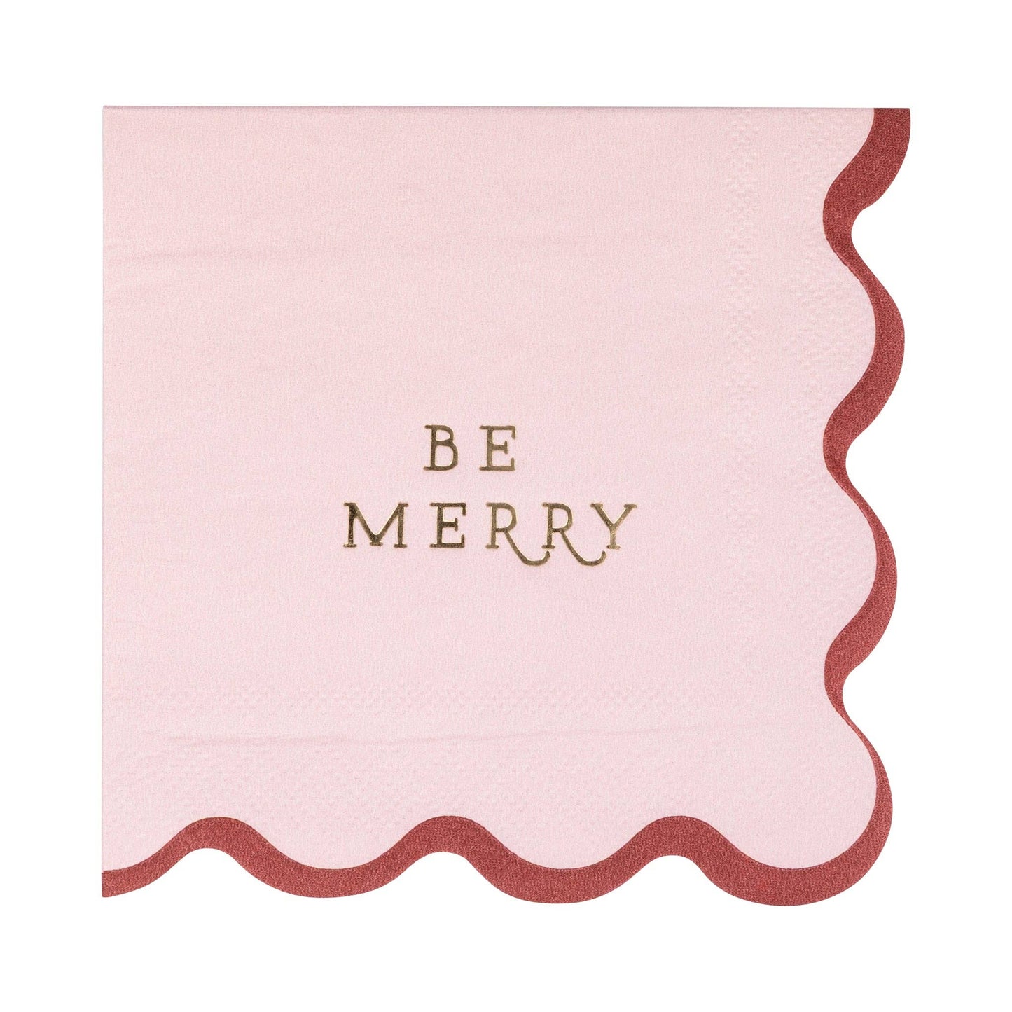 BE MERRY NAPKIN SET