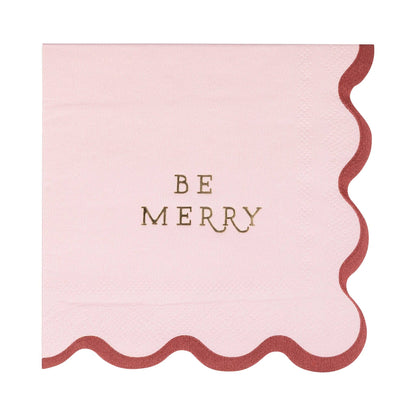 BE MERRY NAPKIN SET