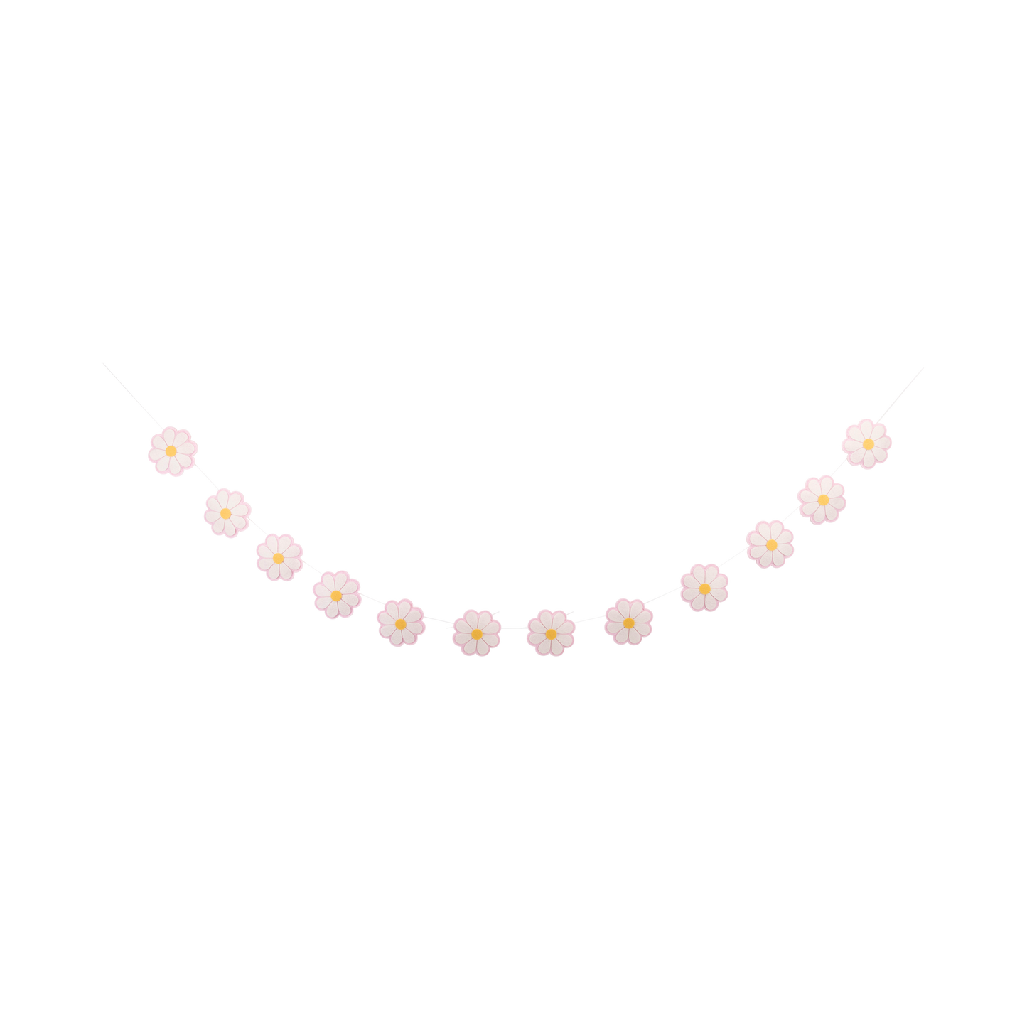 DISCO DAISY PUFFY FELT BANNER