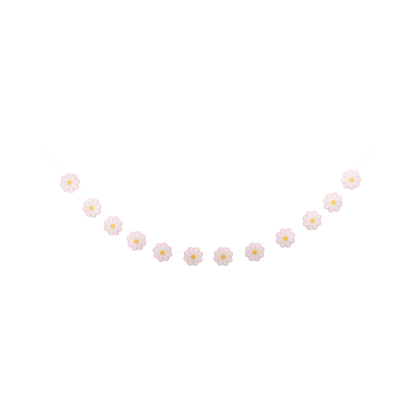 DISCO DAISY PUFFY FELT BANNER