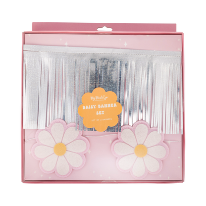 DISCO DAISY PUFFY FELT BANNER