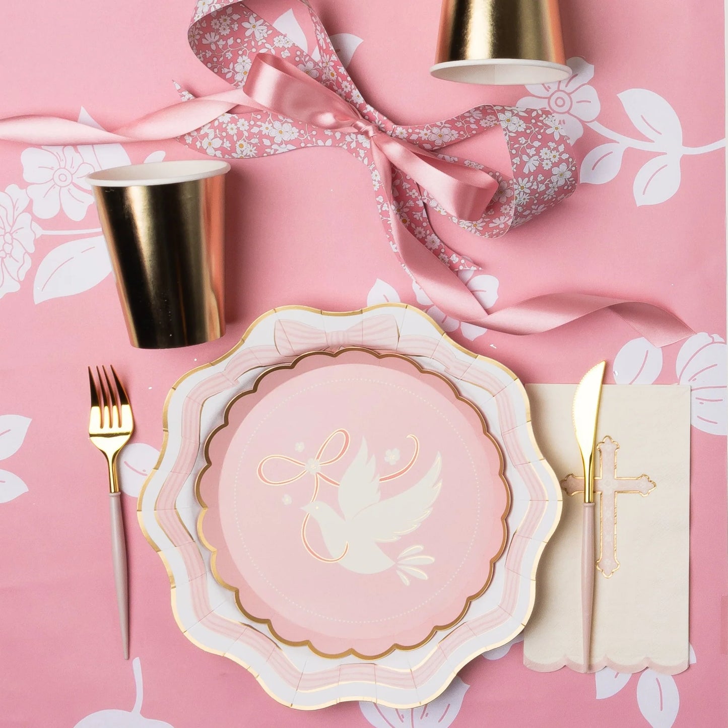 DOVE PINK PLATES
