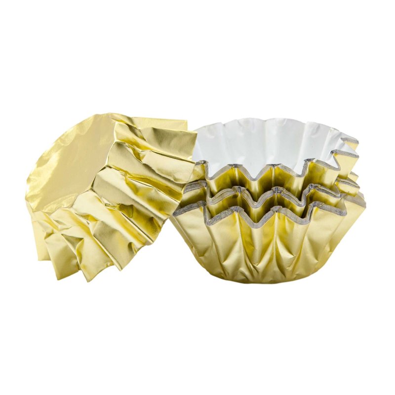 GOLD FOIL CUPCAKE LINERS