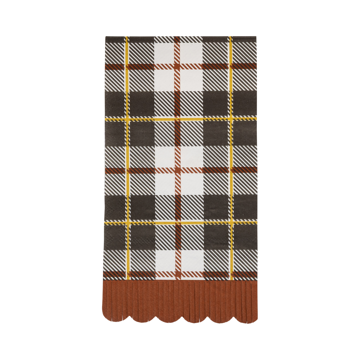 BLACK PLAID FALL NAPKINS