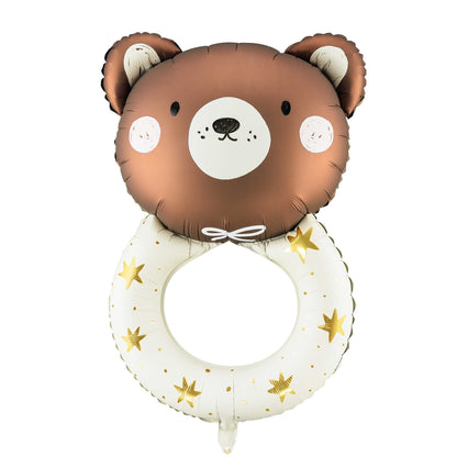 TEDDY RATTLE FOIL BALLOON