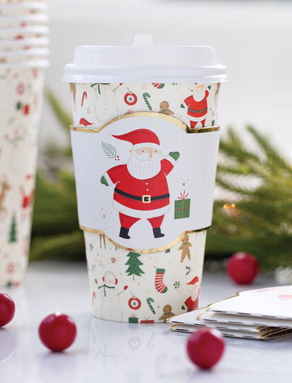 ALL OVER SANTA TO-GO CUPS