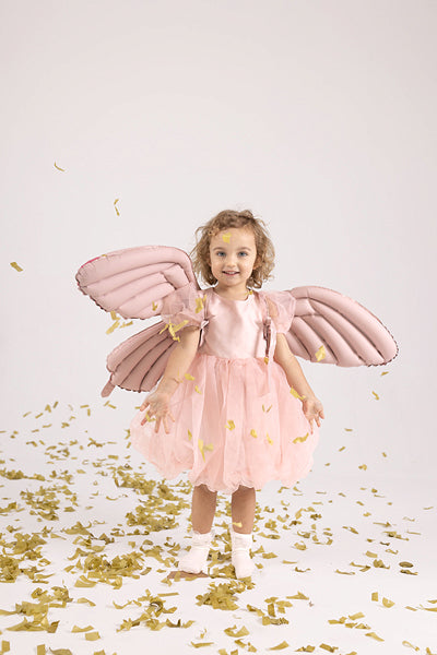 PINK BUTTERFLY WINGS FOIL BALLOON