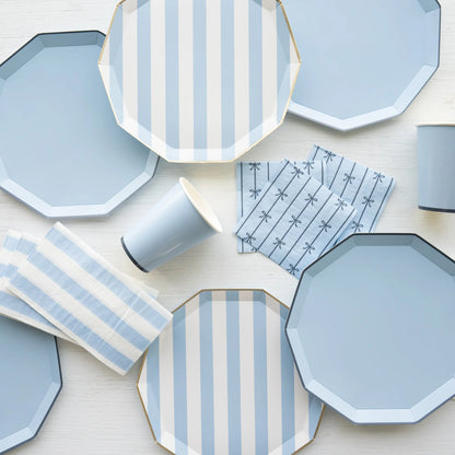 SKY BLUE BOW NAPKINS