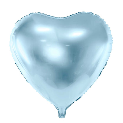 LIGHT BLUE HEART FOIL BALLOON