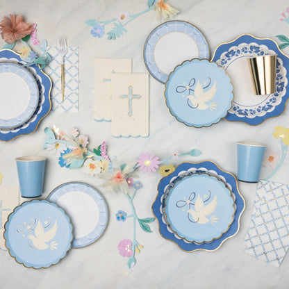 DOVE SKY BLUE PLATES