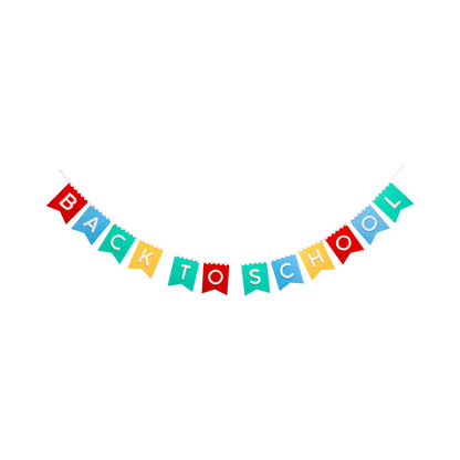BACK TO SCHOOL FELT BANNER