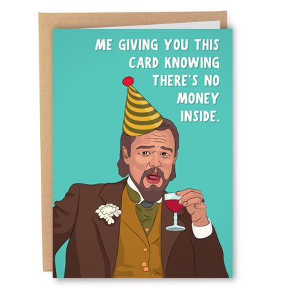 LEO DICAPRIO MEME CARD