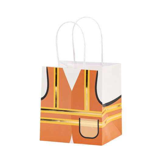 CONSTRUCTION VEST TREAT BAGS