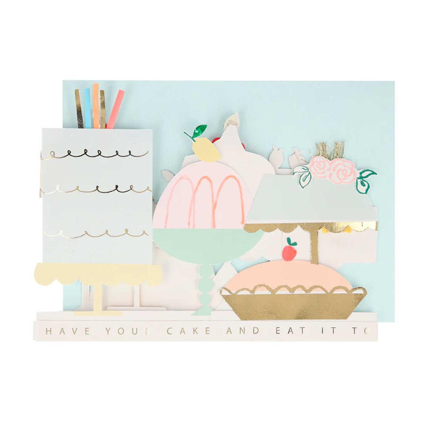 CAKE STAND-UP BIRTHDAY CARD