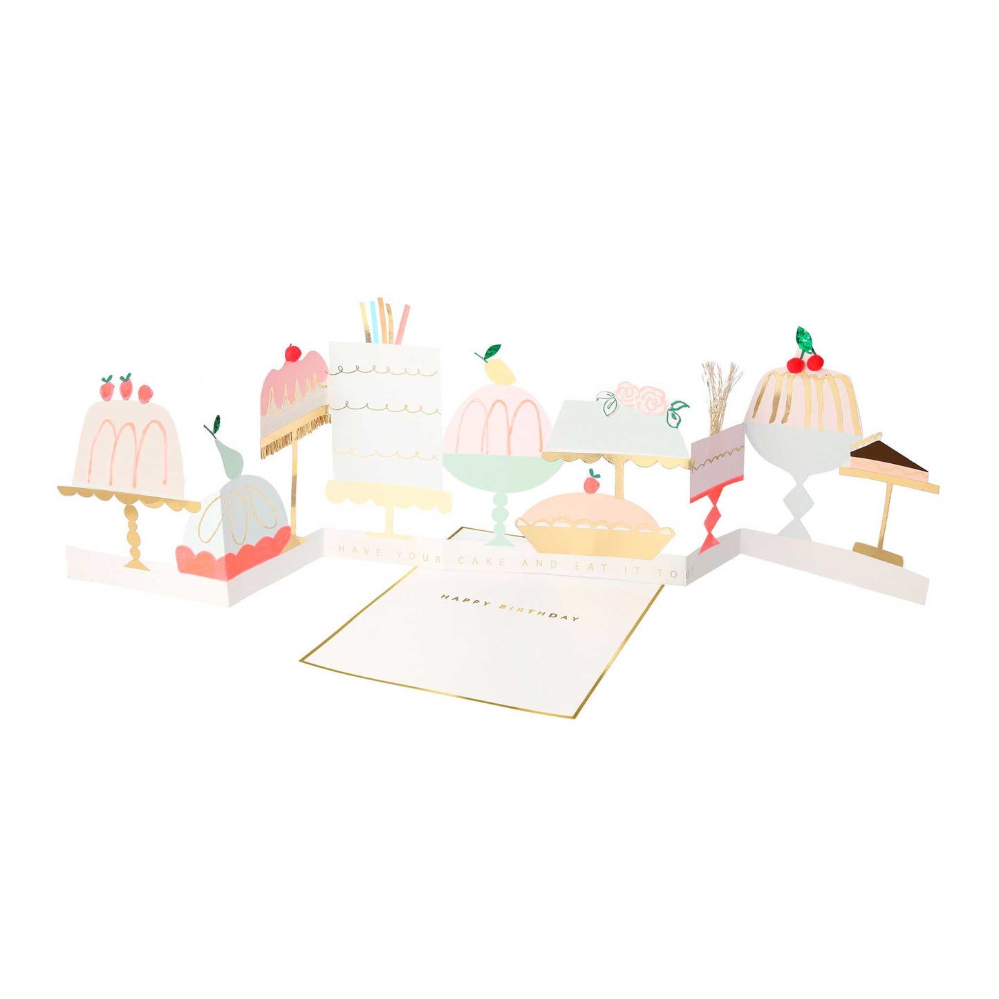 CAKE STAND-UP BIRTHDAY CARD