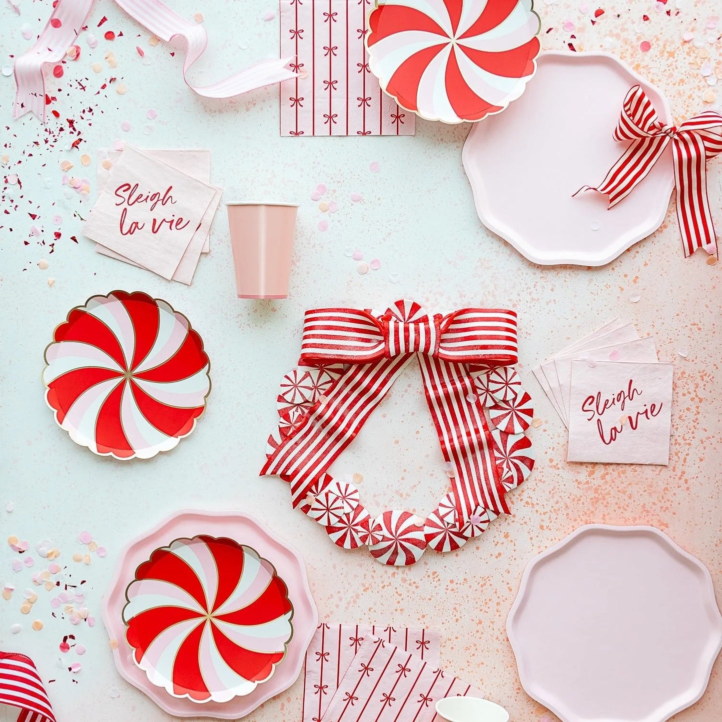 PEPPERMINT CANDY PLATES