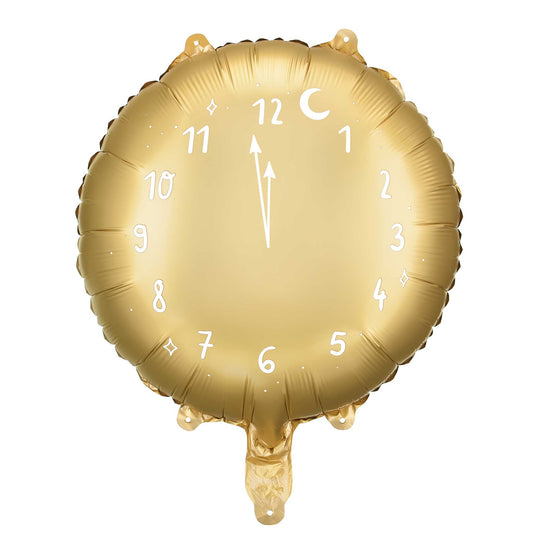 NEW YEARS CLOCK FOIL BALLOON