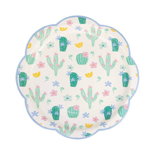 FIESTA CACTI PATTERNED PLATES