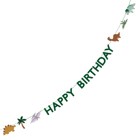 DINOSAUR BIRTHDAY BANNER