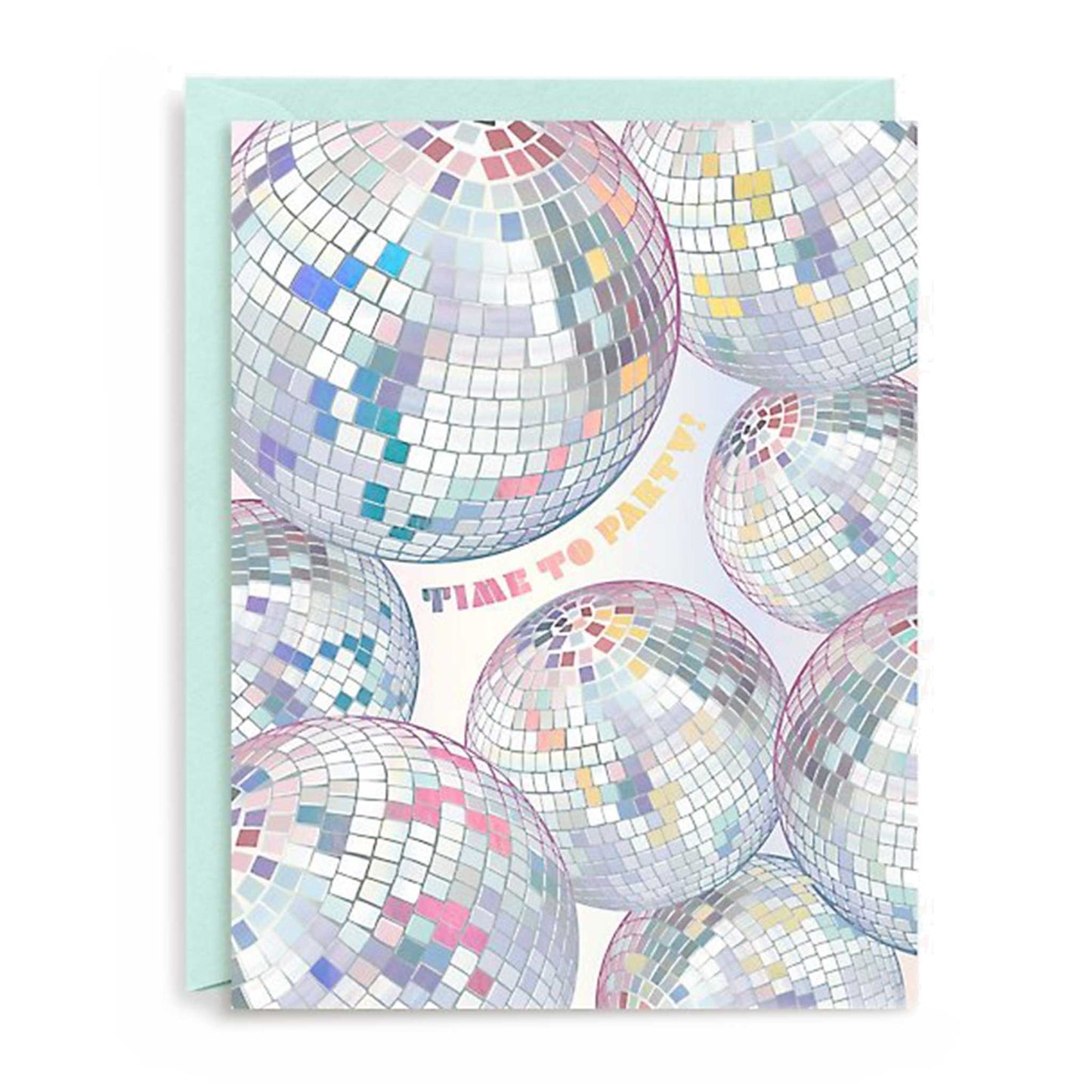 DISCO BALL BIRTHDAY CARD