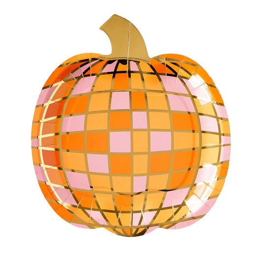 DISCO PUMPKIN PLATE