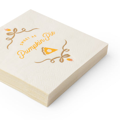 SWEET AS PUMPKIN PIE NAPKINS