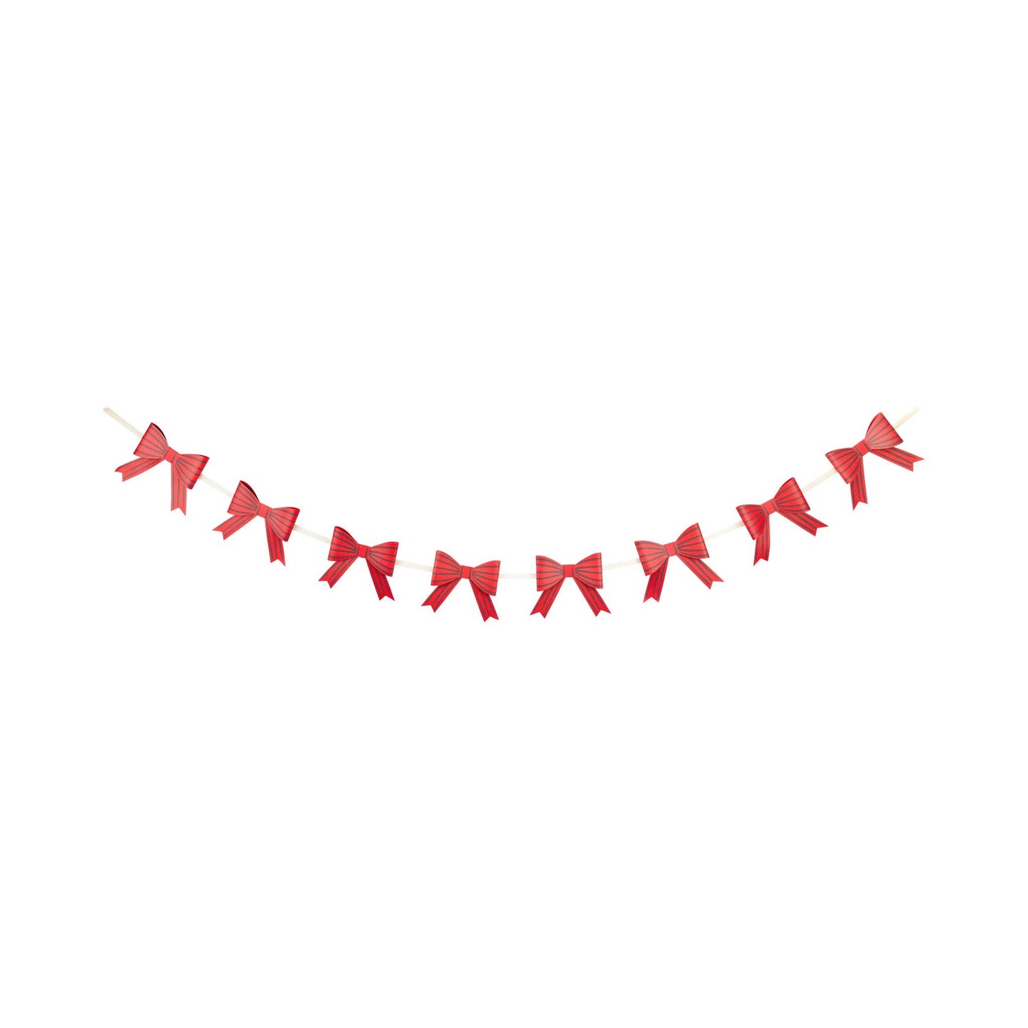 RED BOW GARLAND