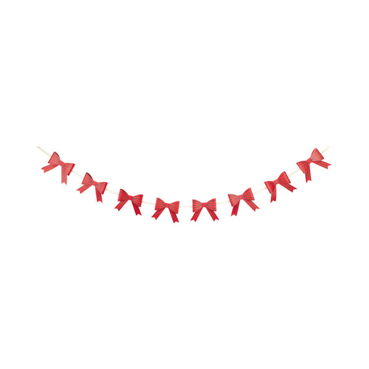RED BOW GARLAND