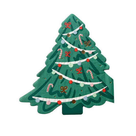CHRISTMAS TREE NAPKINS