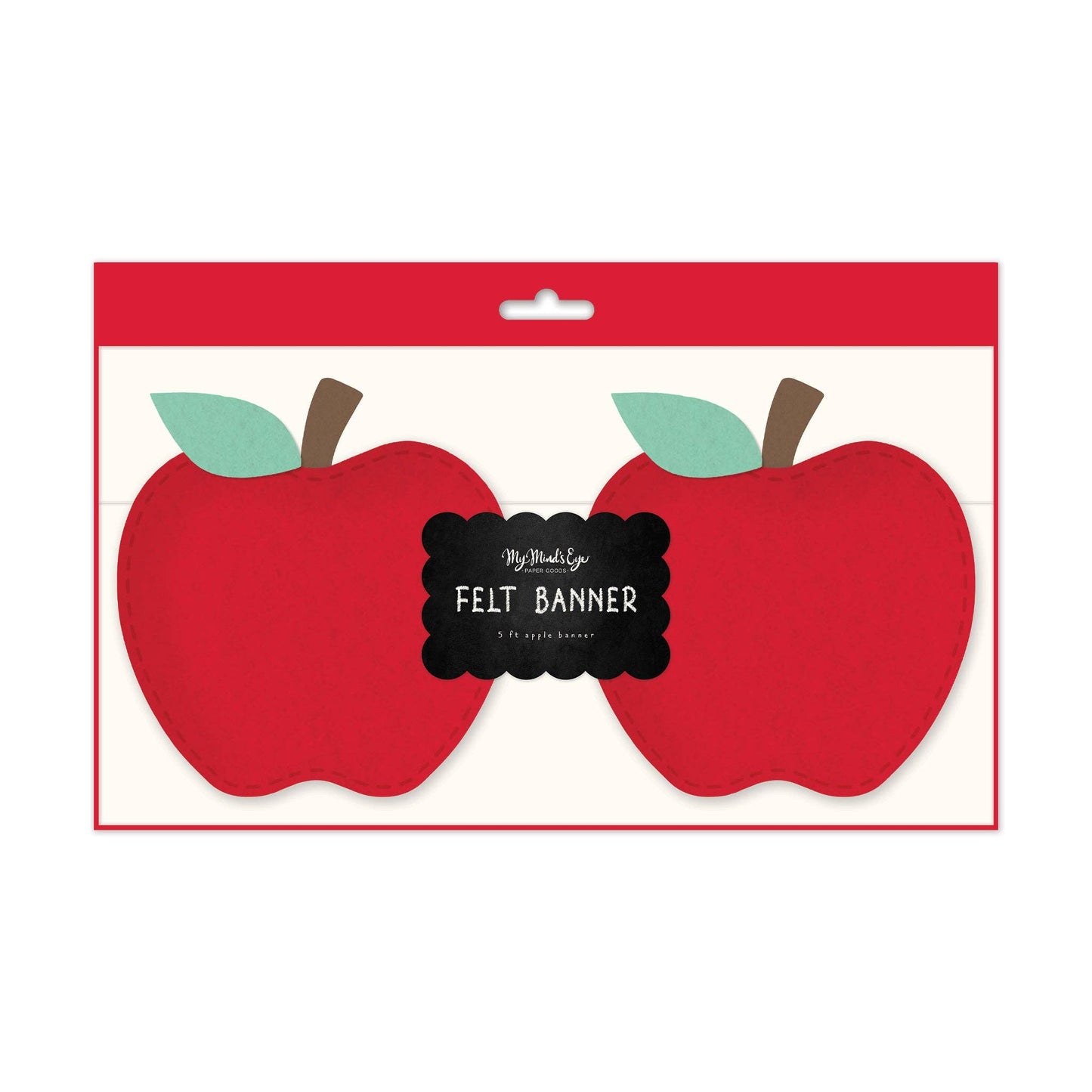 APPLE FELT BANNER